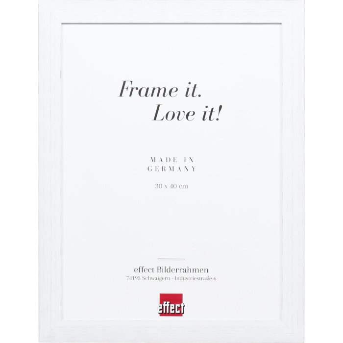 Effect Picture Frame 2319 white 10x10 cm Museum glass