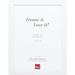 Effect Picture Frame 2319 white 10x10 cm Museum glass