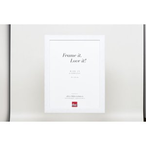 Effect Picture Frame 2319 white 10x10 cm Museum glass