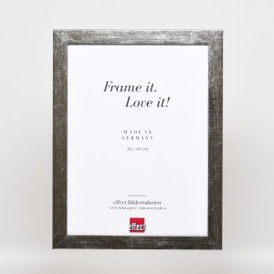 Effect Picture Frame 2319 silver high gloss 10x10 cm Museum glass