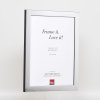 Effect Picture Frame 2319 silver high gloss 10x10 cm Museum glass