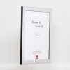 Effect Picture Frame 2319 silver high gloss 10x10 cm Museum glass