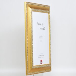 Effect Baroque Picture Frame Profile 31 gold 10x10 cm Clear glass