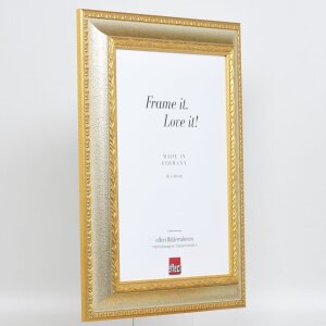 Effect Baroque Picture Frame Profile 31 silver 10x10 cm Anti-reflective glass