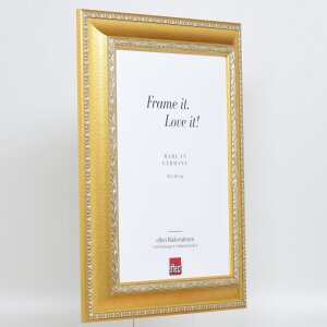 Effect Baroque Picture Frame Profile 31 gold 10x10 cm Anti-reflective glass