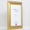 Effect Baroque Picture Frame Profile 31 gold 10x10 cm Anti-reflective glass