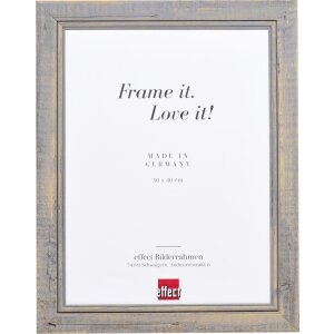 Effect Solid Wood Picture Frame 2240 grey 10x10 cm Museum...