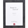 Effect Solid Wood Picture Frame 2240 black 10x10 cm Anti-reflective glass