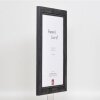 Effect Solid Wood Picture Frame 2240 black 10x10 cm Anti-reflective glass