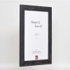 Effect Solid Wood Picture Frame 2240 black 10x10 cm Acrylic glass