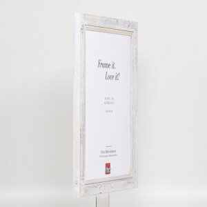 Effect Solid Wood Picture Frame 2240 white 10x10 cm Acrylic glass