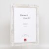 Effect Solid Wood Picture Frame 2240 white 10x10 cm Acrylic glass