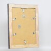 Effect solid wood frame profile 28 silver 10x10 cm Clear glass