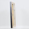 Effect solid wood frame profile 28 silver 10x10 cm Clear glass