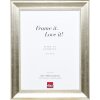 Effect wooden frame profile 95 silver 10x10 cm normal glass