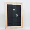 Effect wooden frame profile 95 silver 10x10 cm Anti-reflective glass