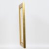 Effect wooden frame profile 95 gold 10x10 cm Anti-reflective glass