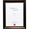 Effect wooden frame profile 95 black 10x10 cm Anti-reflective glass