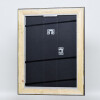 Effect wooden frame profile 95 black 10x10 cm Anti-reflective glass