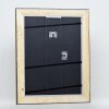 Effect wooden frame profile 95 black 10x10 cm Anti-reflective glass