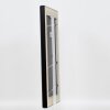 Effect wooden frame profile 95 black 10x10 cm Anti-reflective glass