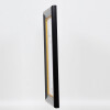 Effect wooden frame profile 95 black 10x10 cm Anti-reflective glass