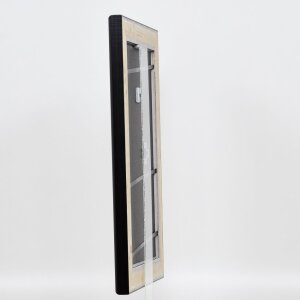 Effect wooden frame profile 95 black 10x10 cm Acrylic glass