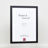 Effect wooden frame profile 2210 black 10x15 cm normal glass