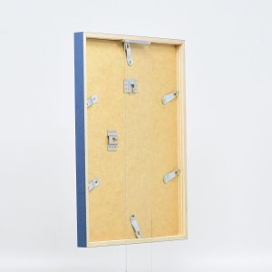 Effect wooden frame profile 35 blue 10x15 cm normal glass