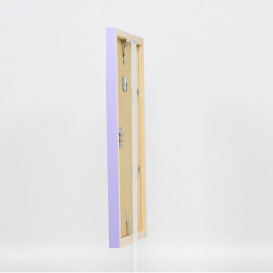 Wooden frame Top Cube 10x15 cm lilac normal glass