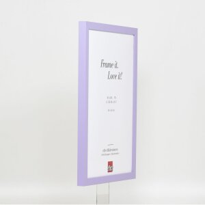 Wooden frame Top Cube 10x15 cm lilac normal glass