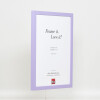 Wooden frame Top Cube 10x15 cm lilac normal glass