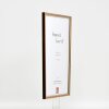 Effect wooden frame profile 23 light brown 10x15 cm Anti-reflective glass