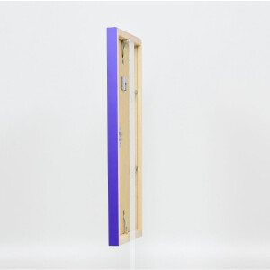 Wooden frame Top Cube 10x15 cm purple Anti-reflective glass