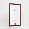 Effect wooden frame profile 2210 dark brown 10x15 cm acrylic glass