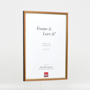 Effect wooden frame profile 23 light brown 10x15 cm Acrylic glass