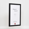 Effect wooden frame profile 33 black 10x15 cm normal glass