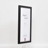 Effect wooden frame profile 33 black 10x15 cm normal glass