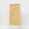 Wooden frame Top Cube 10x15 cm gold Anti-reflective glass