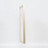 Wooden frame Top Cube 10x15 cm gold Anti-reflective glass