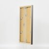 Wooden frame Top Cube 10x15 cm platinum Anti-reflective glass