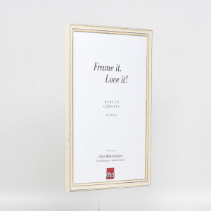 Effect wooden frame profile 38 white 10x15 cm acrylic glass