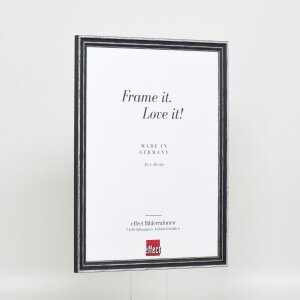 Effect wooden frame profile 38 grey 10x15 cm acrylic glass