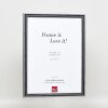 Effect wooden frame profile 38 grey 10x15 cm acrylic glass