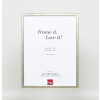 Effect solid wood frame profile 29 silver 10x15 cm Clear glass