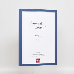 Effect wooden frame profile 35 blue 10x15 cm normal glass + spacer