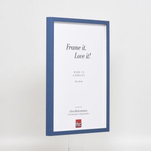 Effect wooden frame profile 35 blue 10x15 cm normal glass + spacer