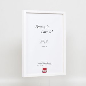 Effect wooden frame profile 35 white 10x15 cm normal glass + spacer