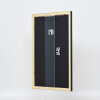 Effect wooden frame profile 2210 black 10x15 cm museum glass