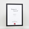 Effect wooden frame profile 2210 black 10x15 cm museum glass